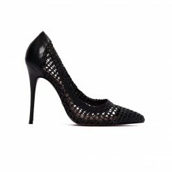 L'intervalle SHOES Dama Black Leather