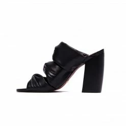 L'INTERVALLE WOMEN Suave Black Leather Mule