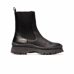 L'INTERVALLE Masson Black Leather WOMEN