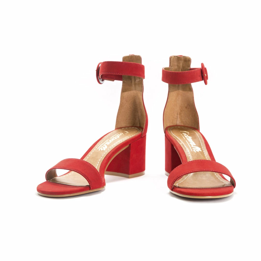 L'intervalle Eliza Red Nubuck 3 L'intervalle Eliza Red Nubuck