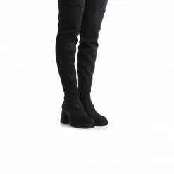 L'INTERVALLE Oakwood Black Suede Stretch WOMEN