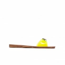 L'INTERVALLE SANDALS Mini Yellow Neon Gummy
