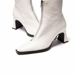 L'INTERVALLE WOMEN Chateau White Leather