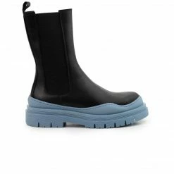 L'INTERVALLE Nagano Black Leather/Blue Sole WOMEN