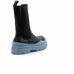 L'INTERVALLE Nagano Black Leather/Blue Sole WOMEN