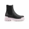 L'INTERVALLE Kirby Black Leather/Lilac Sole WOMEN