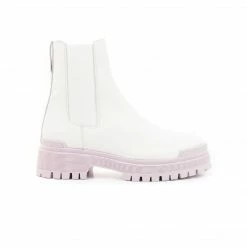 L'INTERVALLE Kirby White Leather/Lilac Sole WOMEN