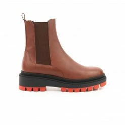 L'INTERVALLE Lucena Tan Leather/Red Sole WOMEN