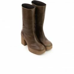 L'INTERVALLE Midway Khaki Leather