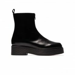 L'INTERVALLE Jaywick Black Leather WOMEN