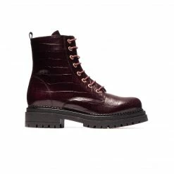 L'INTERVALLE Rambo Burgundy Croco