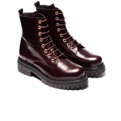 L'INTERVALLE Rambo Burgundy Croco