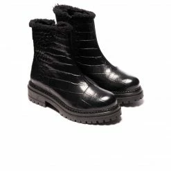 L'INTERVALLE WOMEN Doc Black Croco