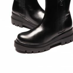 L'INTERVALLE Ranger Black Leather WOMEN 9 L'INTERVALLE Ranger Black Leather WOMEN