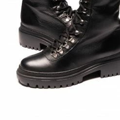 L'INTERVALLE WOMEN Patriot Black Leather