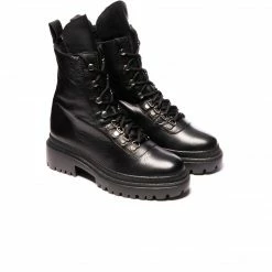 L'INTERVALLE WOMEN Patriot Black Leather