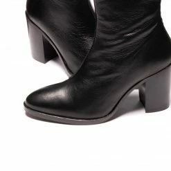 L'INTERVALLE Alzira Black Leather WOMEN