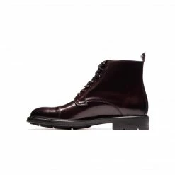 L'INTERVALLE MEN Shawn Burgundy Leather