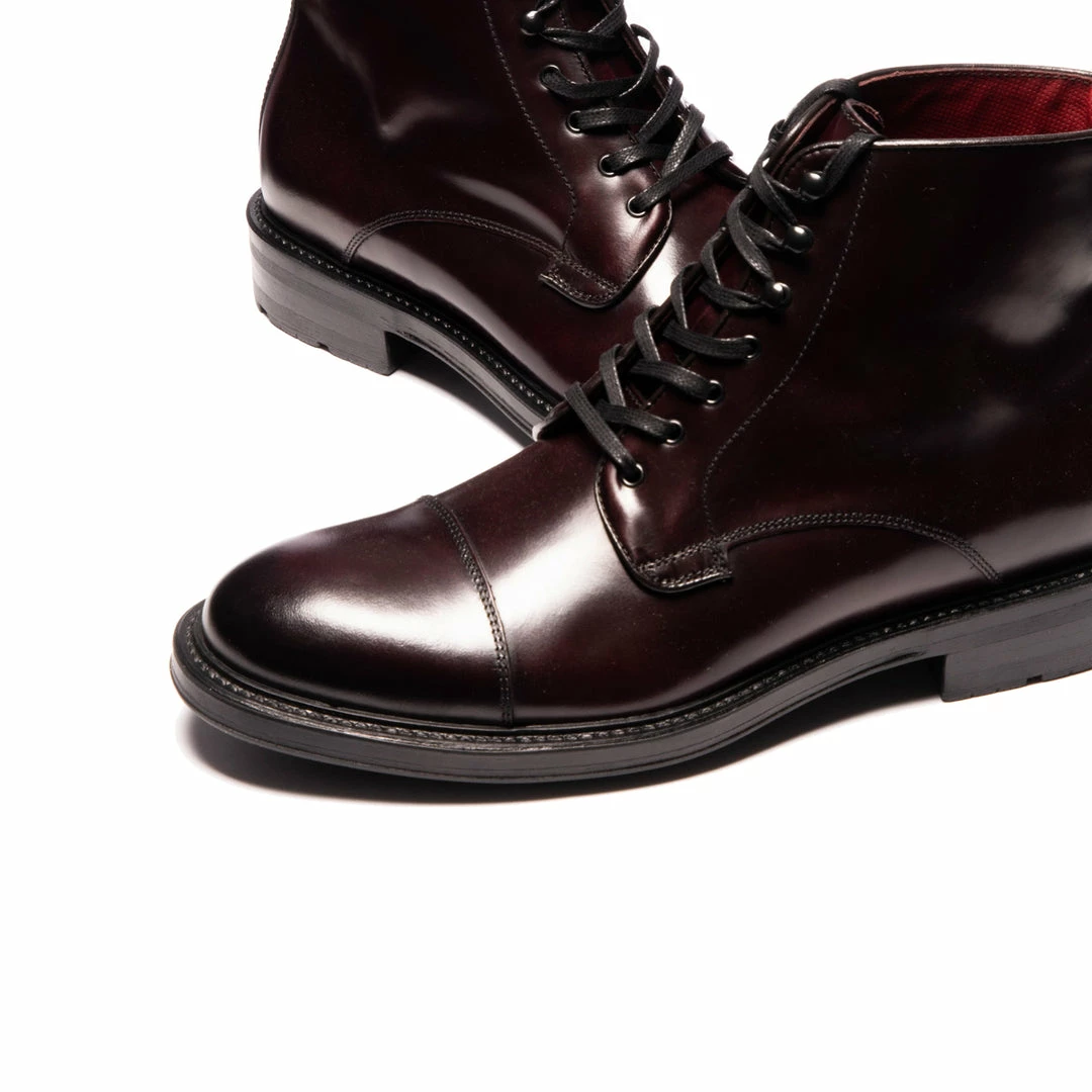 L'INTERVALLE MEN Shawn Burgundy Leather 4 L'INTERVALLE MEN Shawn Burgundy Leather