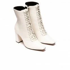 L'INTERVALLE Primrose White Leather WOMEN