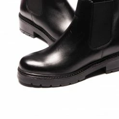 L'INTERVALLE Sarno Black Leather WOMEN