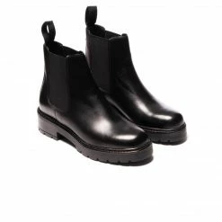 L'INTERVALLE Sarno Black Leather WOMEN