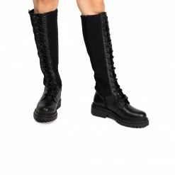 L'INTERVALLE Buzz Black Leather