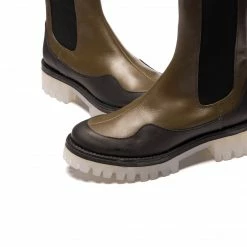 L'INTERVALLE WOMEN Storm Green Leather