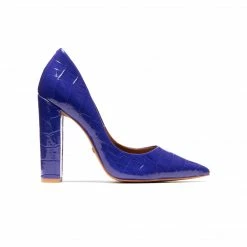 L'INTERVALLE Antonella Violet Patent Croco