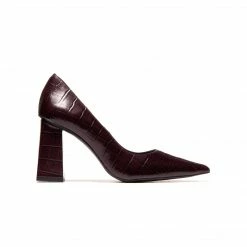 L'INTERVALLE WOMEN Larial Bordeaux Croco