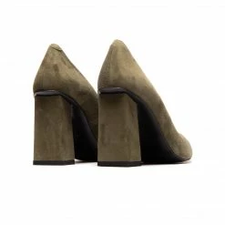 L'INTERVALLE Larial Olive Suede WOMEN