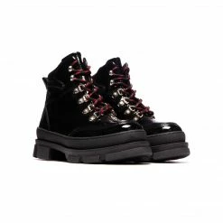 L'INTERVALLE Misfit Black Naplack Leather