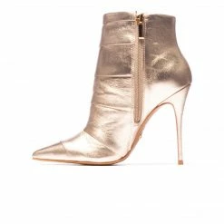 L'INTERVALLE WOMEN Adriana Light Gold Metallic Leather