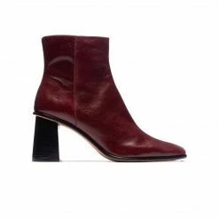 L'INTERVALLE Rosabel Burgundy Leather WOMEN