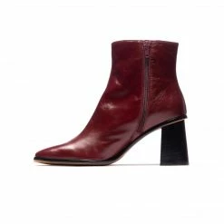 L'INTERVALLE Rosabel Burgundy Leather WOMEN