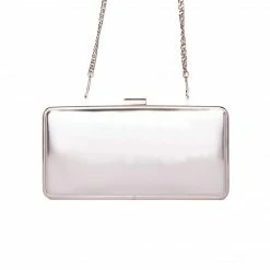 L'INTERVALLE Theodore Silver Mirror Clutch WOMEN