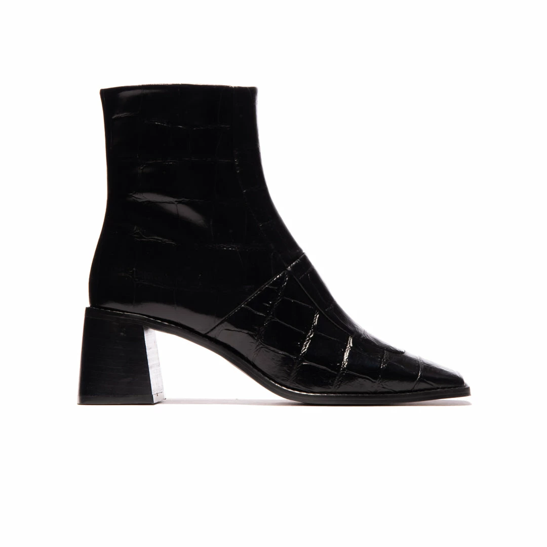 L'INTERVALLE Bendigo Black Croco WOMEN 1 L'INTERVALLE Bendigo Black Croco WOMEN
