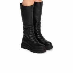 L'INTERVALLE Grinder Black Leather