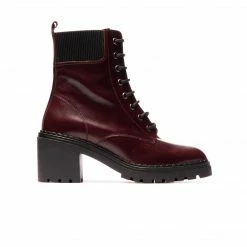 L'INTERVALLE WOMEN Potenza Bordeaux Leather