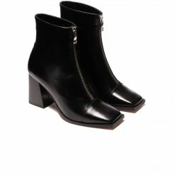 L'INTERVALLE WOMEN Bergamo Black Leather