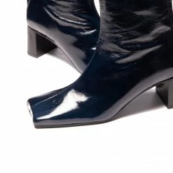 L'INTERVALLE Vernazza Navy Leather