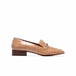 L'INTERVALLE Marbella Camel Croco Leather WOMEN