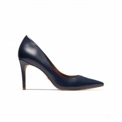 L'INTERVALLE Arabella Navy Leather