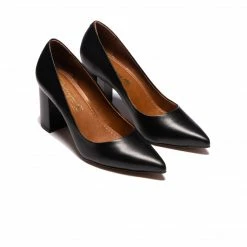 L'INTERVALLE WOMEN Peony Black Leather