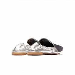 L'INTERVALLE WOMEN Tulip Silver Metallic Leather