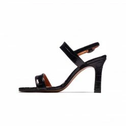 L'INTERVALLE Arish Black Croco WOMEN