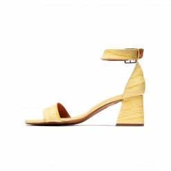 L'INTERVALLE WOMEN Suez Mustard Croco