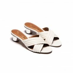 L'INTERVALLE Dulcia White Leather WOMEN