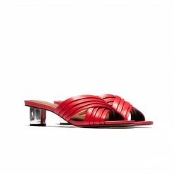 L'INTERVALLE Dulcia Red Leather WOMEN