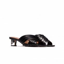 L'INTERVALLE Dulcia Black Leather WOMEN